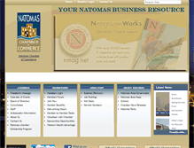 Tablet Screenshot of natomaschamber.org